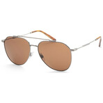 Dolce & Gabbana // Men's DG2296-04-73-58 // Gunmetal + Brown