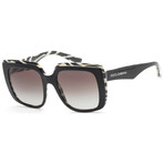 Dolce & Gabbana // Women's DG4414-33728G-54 // Top Black On Zebra + Grey Gradient