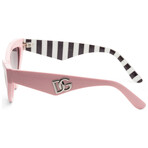 Dolce & Gabbana // Women's DG4439-3098H9-55 // Pink + Rose Gradient Grey Mirror Blue