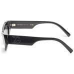 Dolce & Gabbana // Women's DG4450-501-87-52 // Black + Dark Grey