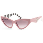 Dolce & Gabbana // Women's DG4439-3098H9-55 // Pink + Rose Gradient Grey Mirror Blue