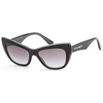 Dolce & Gabbana // Women's DG4417-32468G-54 // Black and Transparent Grey + Grey Gradient