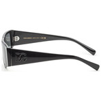 Dolce & Gabbana // Men's DG4453-501-87-55 // Black + Dark Grey