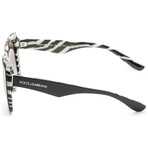 Dolce & Gabbana // Women's DG4414-33728G-54 // Top Black On Zebra + Grey Gradient