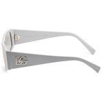 Dolce & Gabbana // Men's DG4453-341887-55 // Light Grey + Light Grey