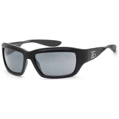 Dolce & Gabbana // Unisex DG6191-25256G-59 // Matte Black + Light Grey Mirror Black