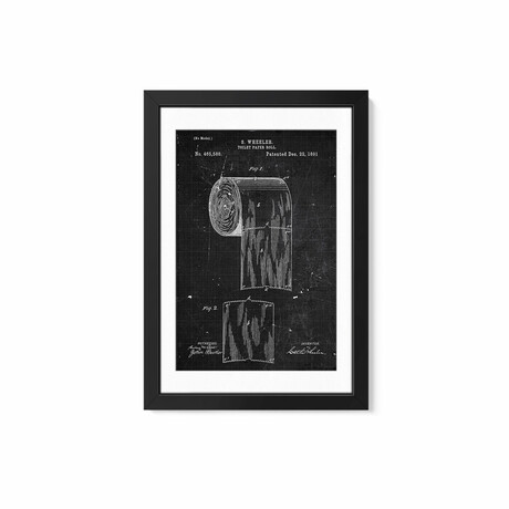Toilet Paper by Joseph Fernando (24"H x 16"W x 1"D)