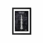 Saturn V Apollo Configuration by Joseph Fernando (24"H x 16"W x 1"D)