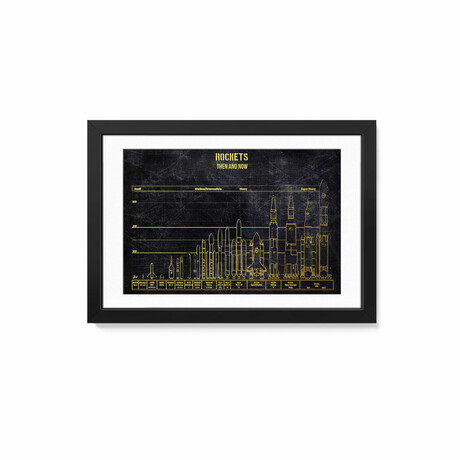 Rockets Size by Joseph Fernando (16"H x 24"W x 1"D)