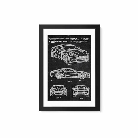 Aston Martin by Joseph Fernando (24"H x 16"W x 1"D)