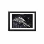 Lockheed YF-12 by Joseph Fernando (16"H x 24"W x 1"D)