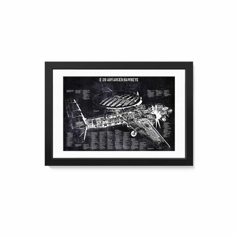 E-2d Advanced Hawkeye by Joseph Fernando (16"H x 24"W x 1"D)