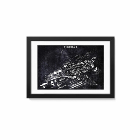 F-14 Aircarft by Joseph Fernando (16"H x 24"W x 1"D)