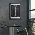 Saturn V Apollo Configuration by Joseph Fernando (24"H x 16"W x 1"D)