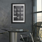 Harley Engine by Joseph Fernando (24"H x 16"W x 1"D)