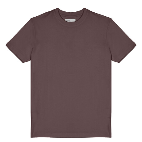 Junction Cotton Classic Fit Short Sleeve Shirt // Seal Brown (S)