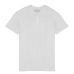 Prime Luxury Classic Fit Henley Short Sleeve Shirt // White (XL)