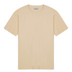 Griddy Open End Rough Handfeel Boxy Fit Short Sleeve Shirt // Tapioca (L)