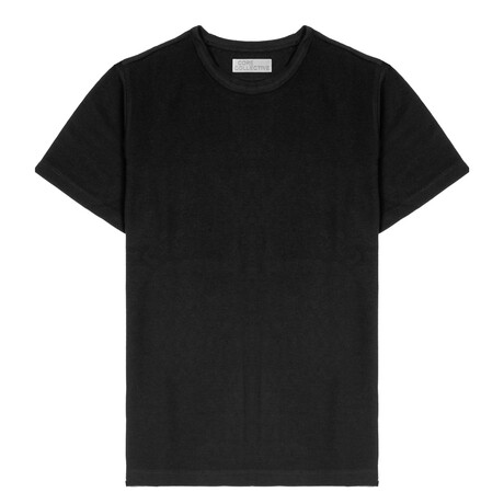 Axis Cotton Stretch Classic Fit Short Sleeve Shirt // Black (S)