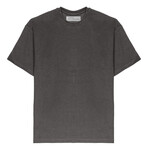 Concrete Jungle Flatback Ribbed Short Sleeve Shirt // Charcoal (L)