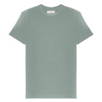 Prime Luxury Classic Fit Crewneck Short Sleeve Shirt // Green Milieu (L)