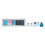 Men's & Women's Fragrance // Versace // Mini Mixed Set // Dylan Turquoise + Bright Crystal + Man Eau Fraiche + Eros + Pour Homme // 0.17 oz