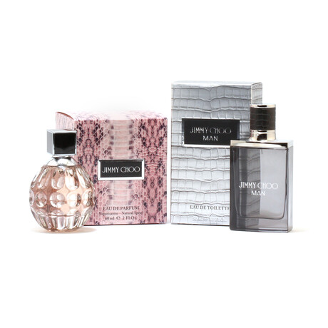Men's & Women's Fragrance // Jimmy Choo // Duo // Ladies EDP Spray + Jimmy Choo Man EDT Spray // 2 oz + 1.7 oz