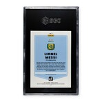 Lionel Messi // 2021-22 Donruss Road To Qatar // SGC 10 Gem Mint