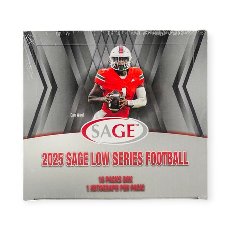 2025 Sage Low Series Football Hobby Sealed Box // 16 Autographs Per Box