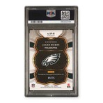 Jalen Hurts // 2022 Select Signature Prizm Tie-Dye // Signed // #09/25 // PSA 9 Mint