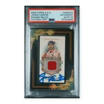 Jason Varitek // 2008 Topps A&G Framed Relics // Game Worn Memo // PSA 10 Grade