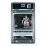 Payton Pritchard // 2020 Panini Noir #55/99 RC Signed w/ Inscription // PSA 9 Auto