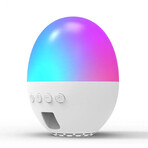 3-in-1 White Noise, Night Light & Bluetooth Speaker // White