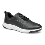 Amherst Gl1 Luxe Hybrid Leather Sneaker // Black (8)