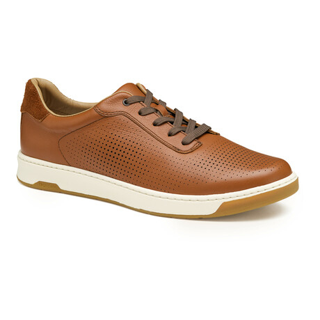 Daxton U-Throat Leather Sneakers // Tan (8)