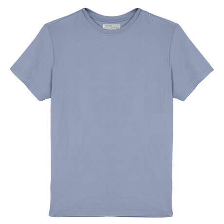 Transit Yummy Poly Blend Short Sleeve T-Shirt // Wild Wind (S)