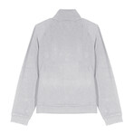 Skyline Textured Knit ¼ Zip Mockneck Pullover // Gray Mix (2XL)