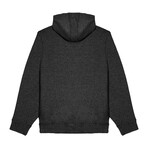 Skyline Textured Knit Pullover Hoodie // Black (2XL)