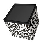 Intertwined Art Glass Cocktail Table