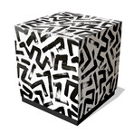 Intertwined Art Glass Cocktail Table