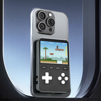 PowerBoy: 2-in-1 Retro Gaming Console & Fast-Charging Power Bank // Black