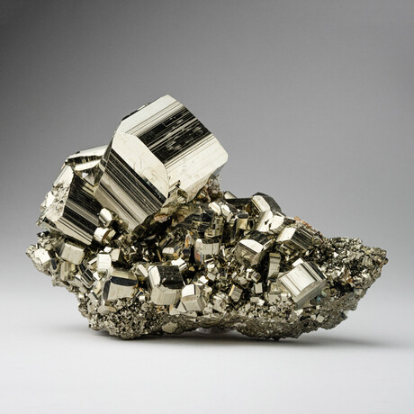 Genuine Pyrite Cluster from Huanuco Province, Peru