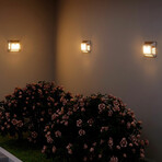 Solar LED Address Sign // Waterproof House Number Plaque // White