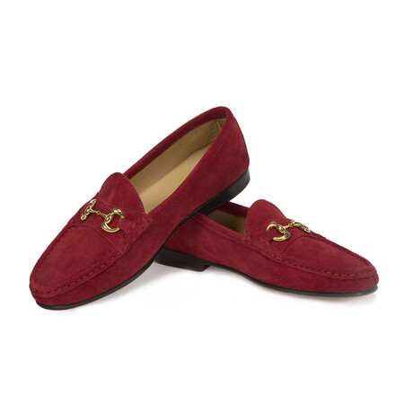 Millbank Bit Loafer (Gold Bit) // Red (8)