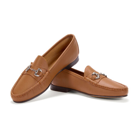 Millbank Bit Loafer (Silver Bit) // Caramel (7)