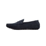 Alfred Penny Driving Loafer // Navy Blue (8)