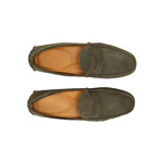 Alfred Penny Driving Loafer // Olive Green (8)