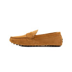 Alfred Penny Driving Loafer // Caramel (8)
