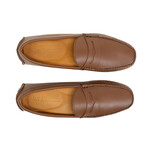 Alfred Penny Driving Loafer // Medium Brown (8)