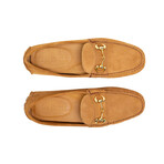 Barclay Bit Driving Loafer // Caramel (8)